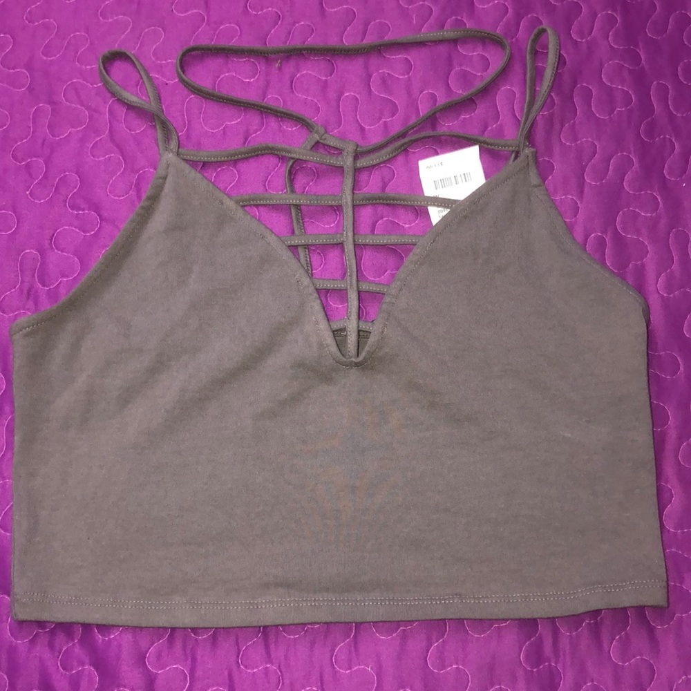 Gray crop top - Picture 1 of 1